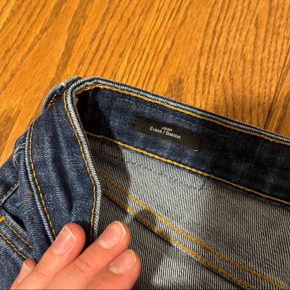 Frank and Oak Joan Bootcut Dark Wash Denim - Picture 3 of 8